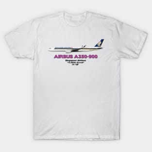 Airbus A350-900 - Singapore Airlines "10,000th Aircraft" T-Shirt